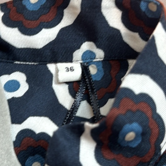 Marc O'Polo Button-Down Shirt Dress Geometric Work Office Sustainable Preppy 4 - Picture 9 of 12